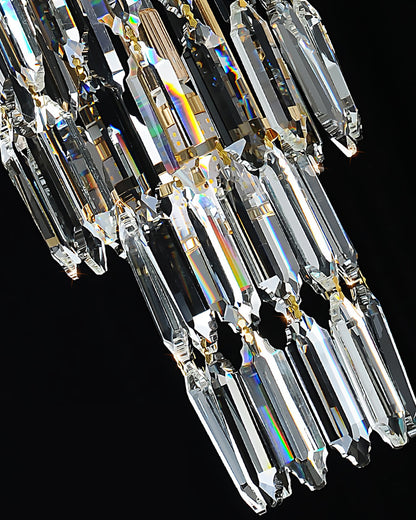 WOMO Tiered Tapers Crystal Chandelier-WM2382