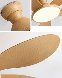 WOMO Low Profile Ceiling Fan with Bright Light - WM5153