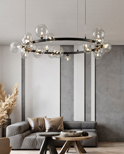 WOMO Circular Glass Bubble Chandelier-WM2292