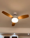 WOMO 3 Wood Blade Ceiling Fan Lamp-WM5001 thumbnail