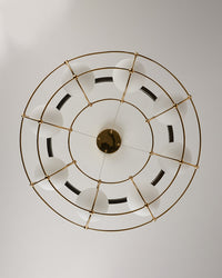 WOMO Frosted Glass Ball Round Chandelier-WM2791