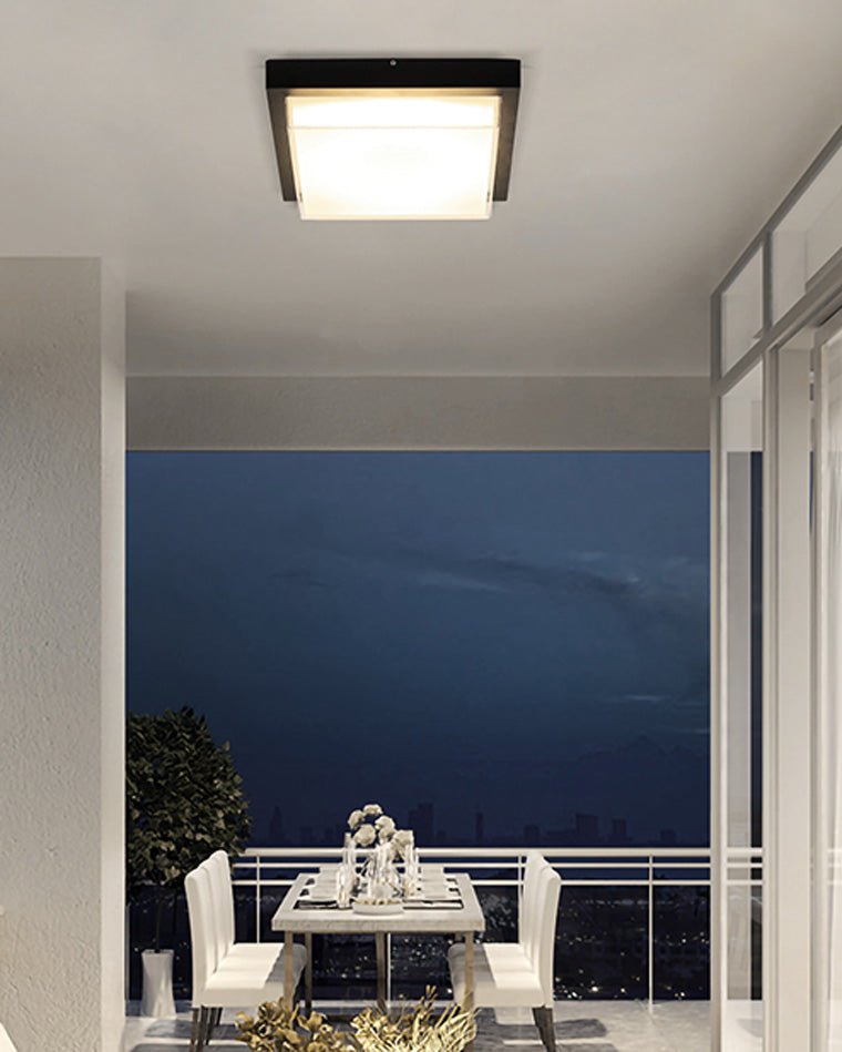 WOMO Square Outdoor Ceiling Light-WM9204