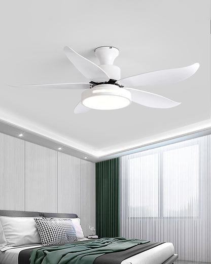 WOMO 5 Blade Contemporary Ceiling Fan Lamp-WM5000