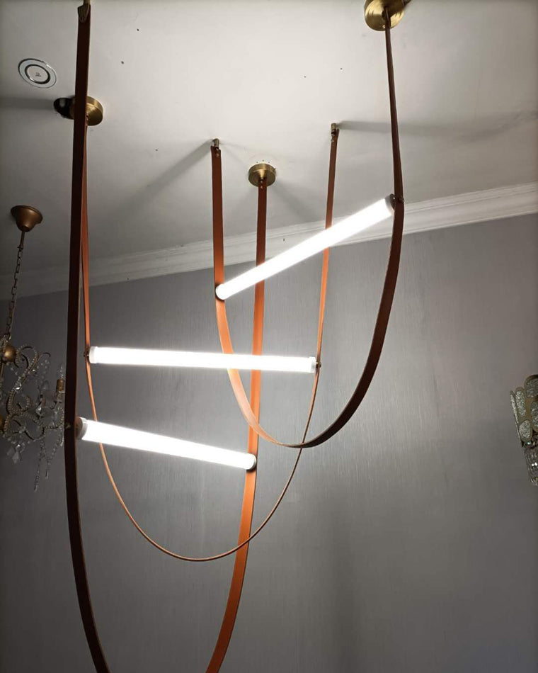 WOMO Leather String Chandelier-WM2273