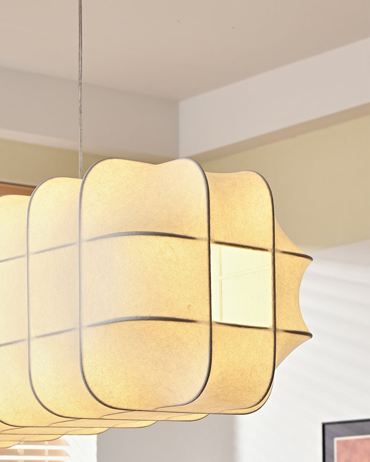 WOMO Rectangular Fabric Chandelier-WM2957