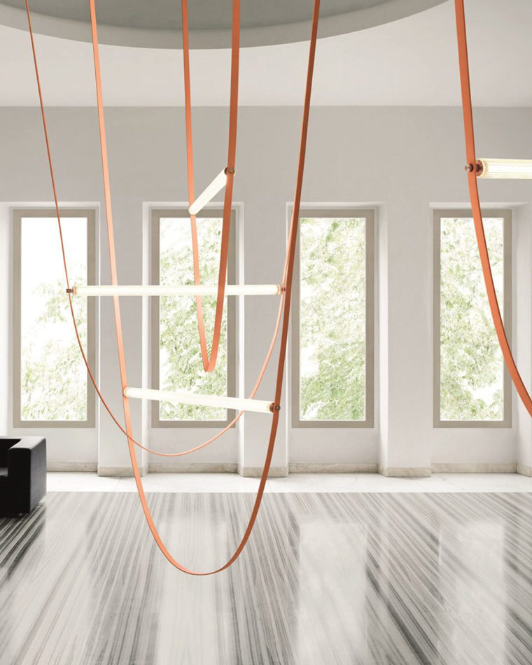 WOMO Leather String Chandelier-WM2273