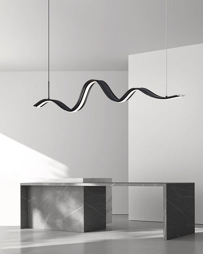 WOMO Wavy Linear Led Pendant Light-WM2282