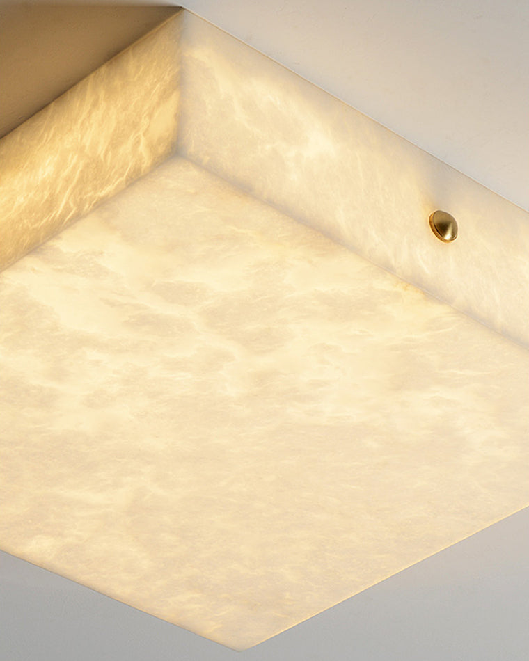 WOMO Alabaster Square Ceiling Light-WM1136