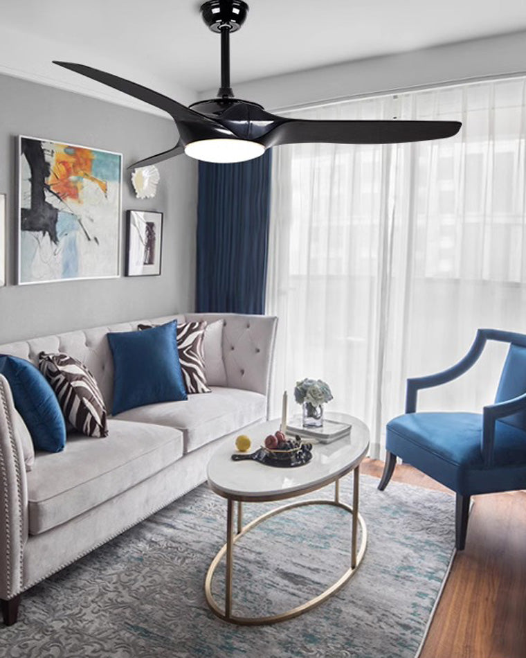 WOMO 52 Inch 3 Blade Large Ceiling Fan Lamp-WM5107