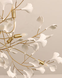WOMO Gingko Long Chandelier-WM2430
