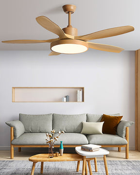 WOMO Minimal Ceiling Fan with Light-WM5002