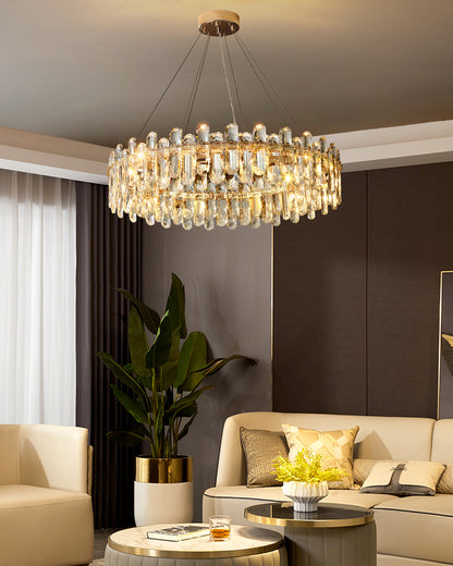 WOMO Crystal Round Chandelier-WM2406