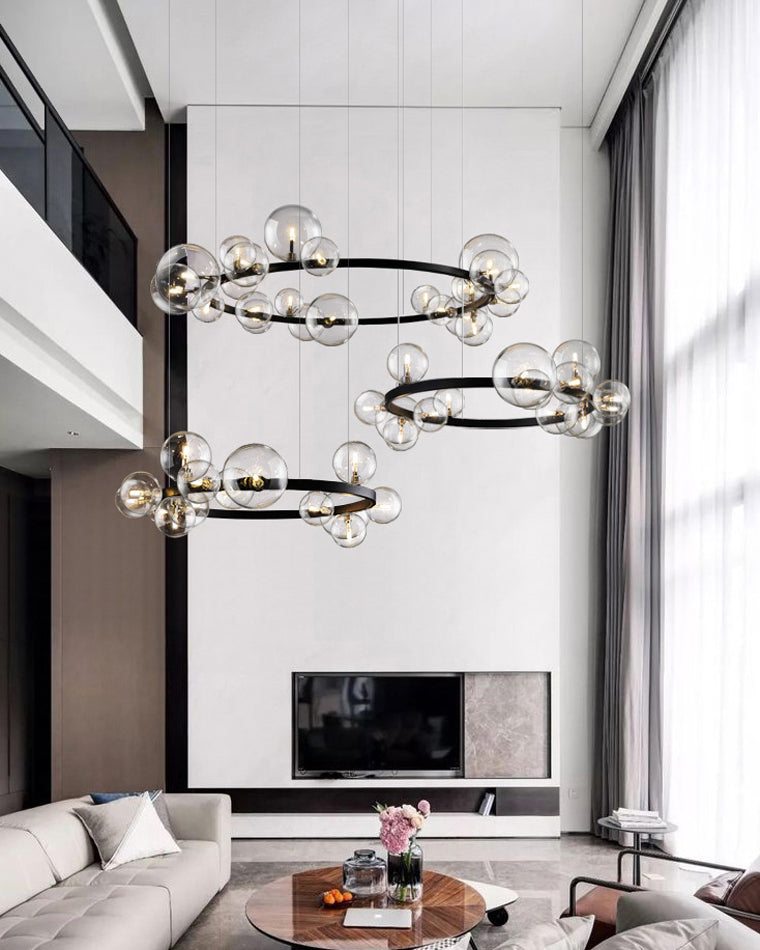 WOMO Circular Glass Bubble Chandelier-WM2292