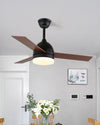 WOMO 3 Wood Blade Ceiling Fan Lamp-WM5001 thumbnail