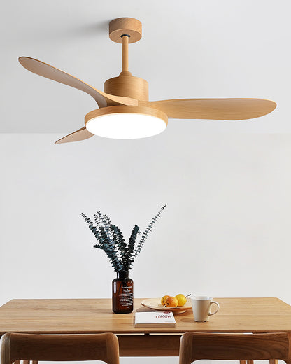 WOMO Scandi Reversible Ceiling Fan with Light-WM5002