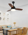 WOMO 3 Wood Blade Ceiling Fan Lamp-WM5001 thumbnail