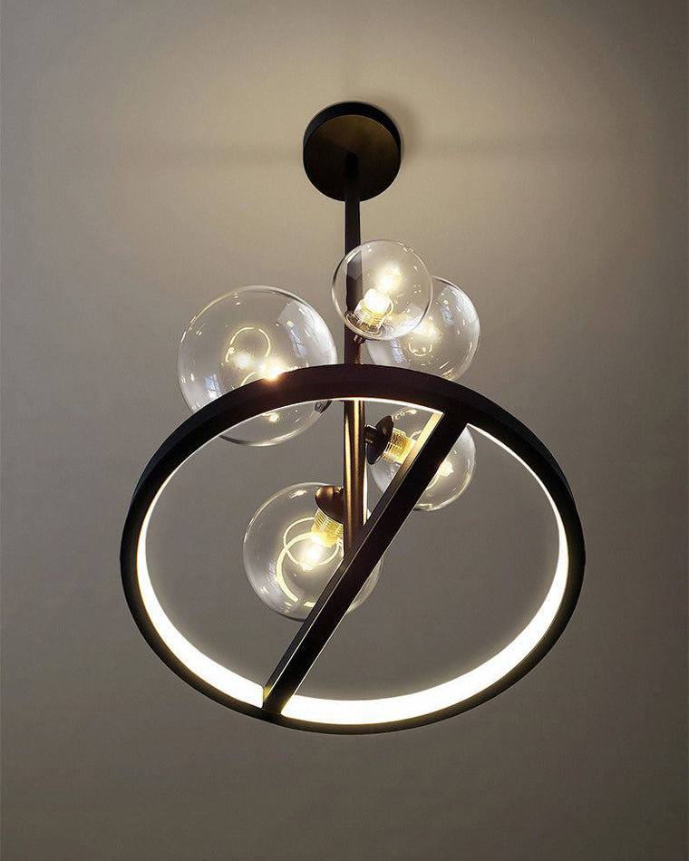 WOMO Vertical Glass Bubble Chandelier-WM2293