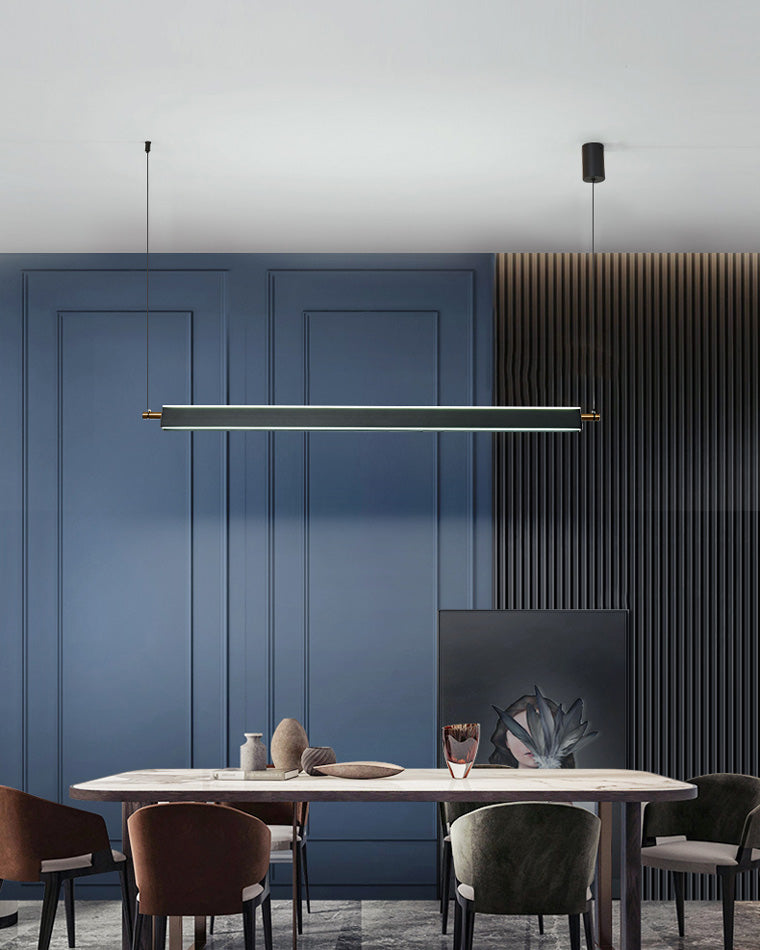 WOMO Black Linear Pendant Light-WM2182