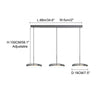 WOMO 3 Light Disc Pendant Light-WM2015 thumbnail