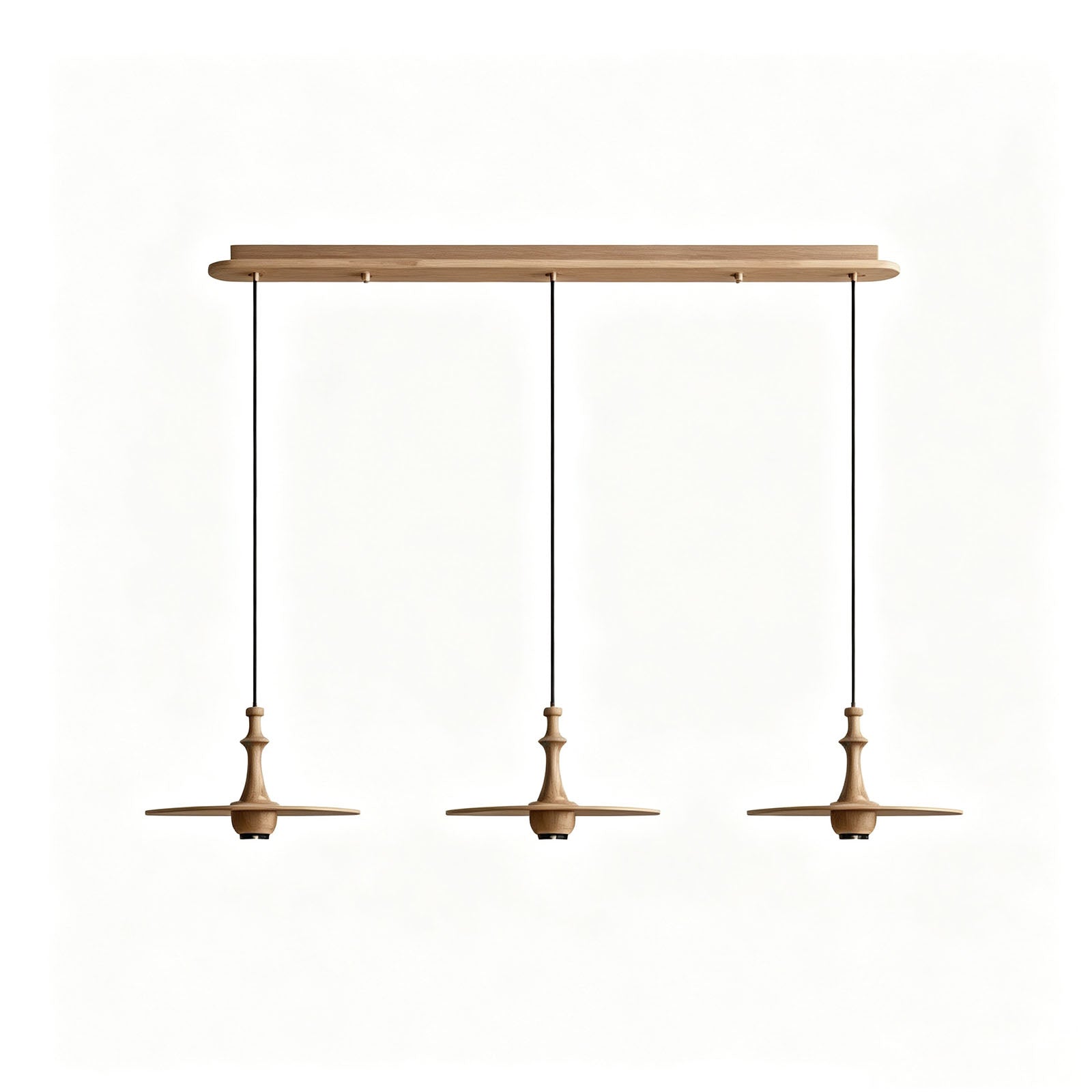 WOMO Wood Flying Saucer Chandelier-WM3259