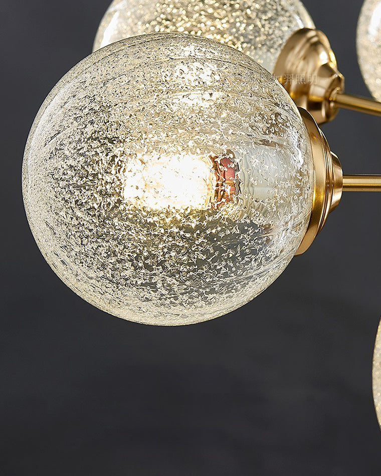 WOMO Textured Glass Bubble Chandelier-WM2769