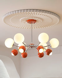 WOMO Space Age Glass Globe Chandelier-WM2290