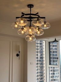WOMO Globe Glass Cluster Chandelier - Cabrette