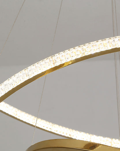 WOMO Tiered Circular Led Chandelier-WM2725