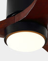 WOMO Mid-century Modern Hugger Ceiling Fan Lamp-WM5067 thumbnail