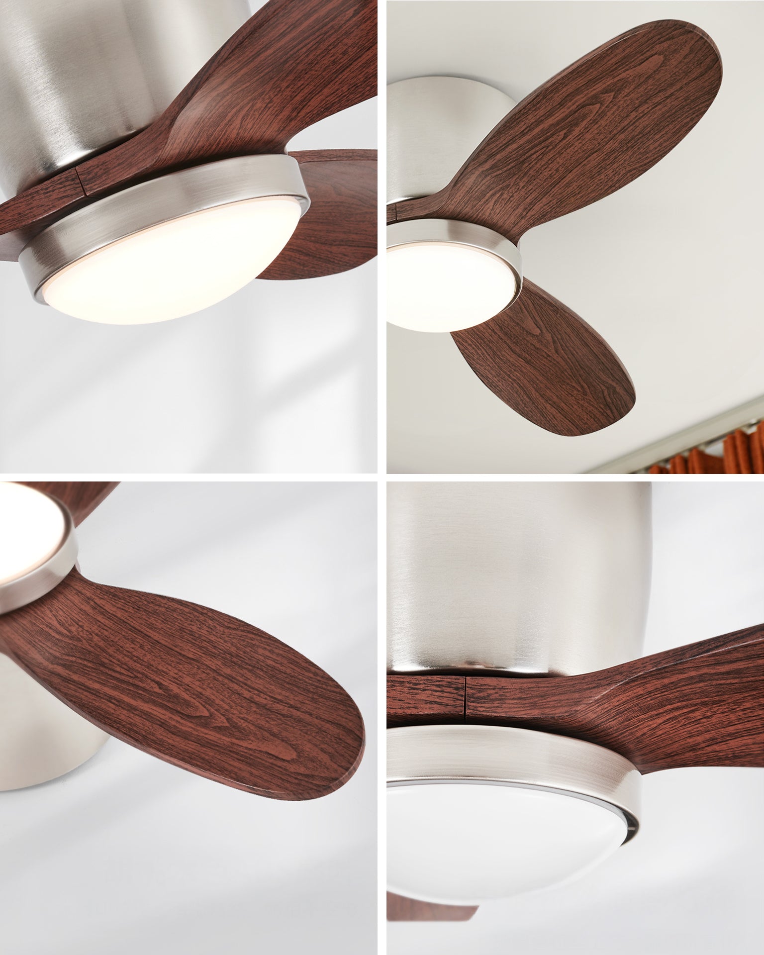 WOMO Low Profile Ceiling Fan Lamp-WM5146