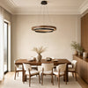 WOMO Circular Led Wood Chandelier-WM2492 thumbnail