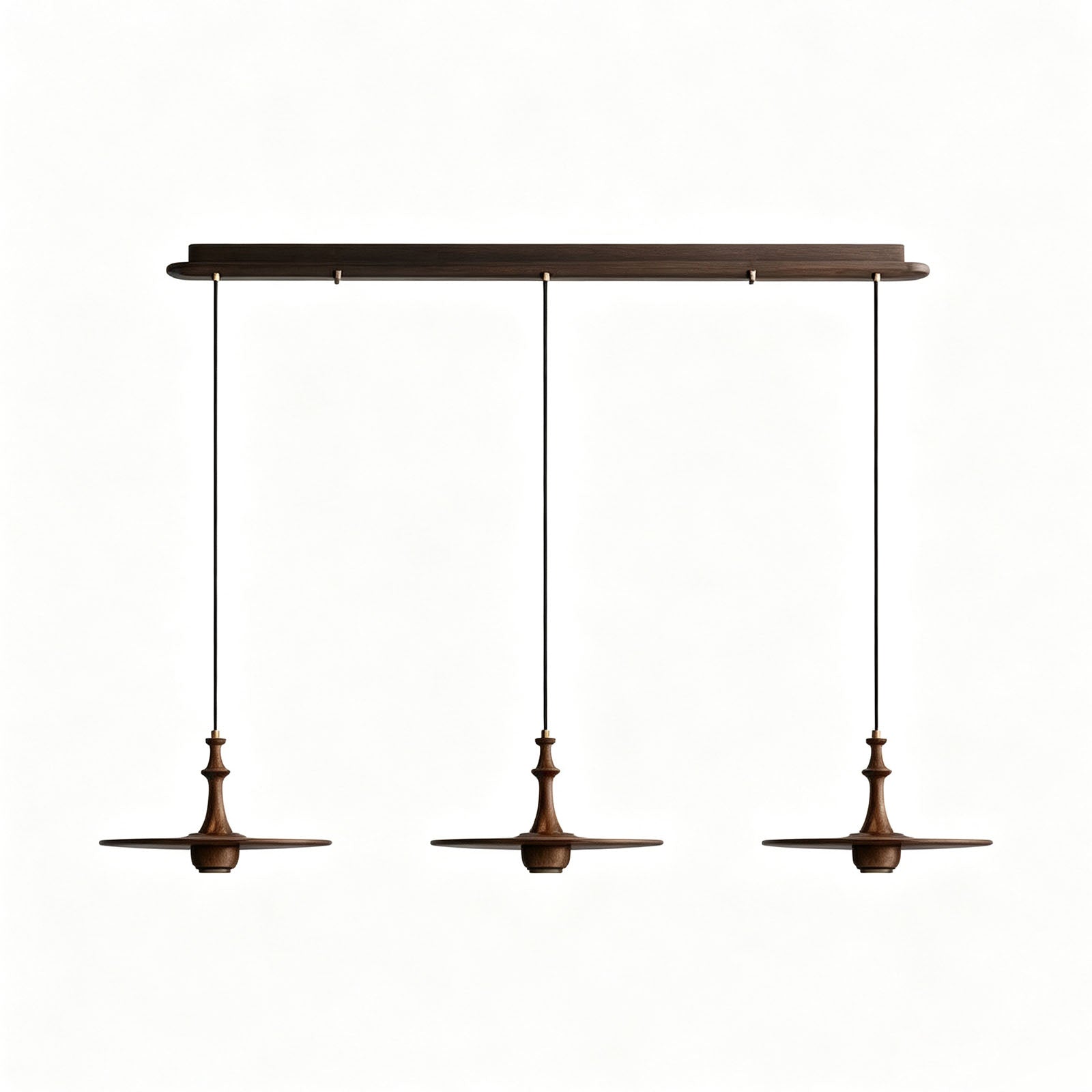 WOMO Wood Flying Saucer Chandelier-WM3259