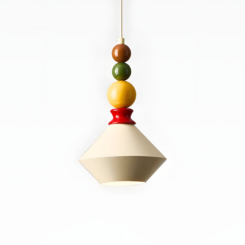 WOMO Mid‑Century Colorful Bead Pendant Light-WM3239