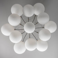 WOMO Alabaster Globe Spider Chandelier - Cirque