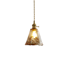 WOMO Amber Glass Small Pendant Light-WM2210