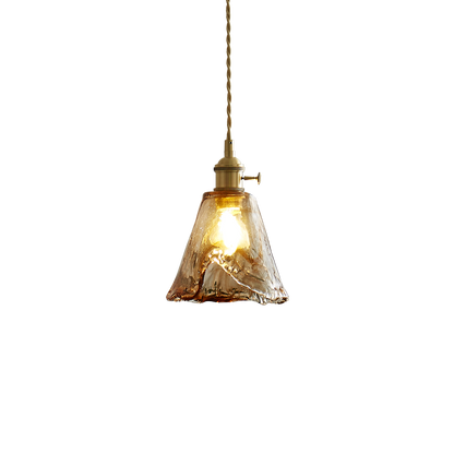 WOMO Amber Glass Small Pendant Light-WM2210