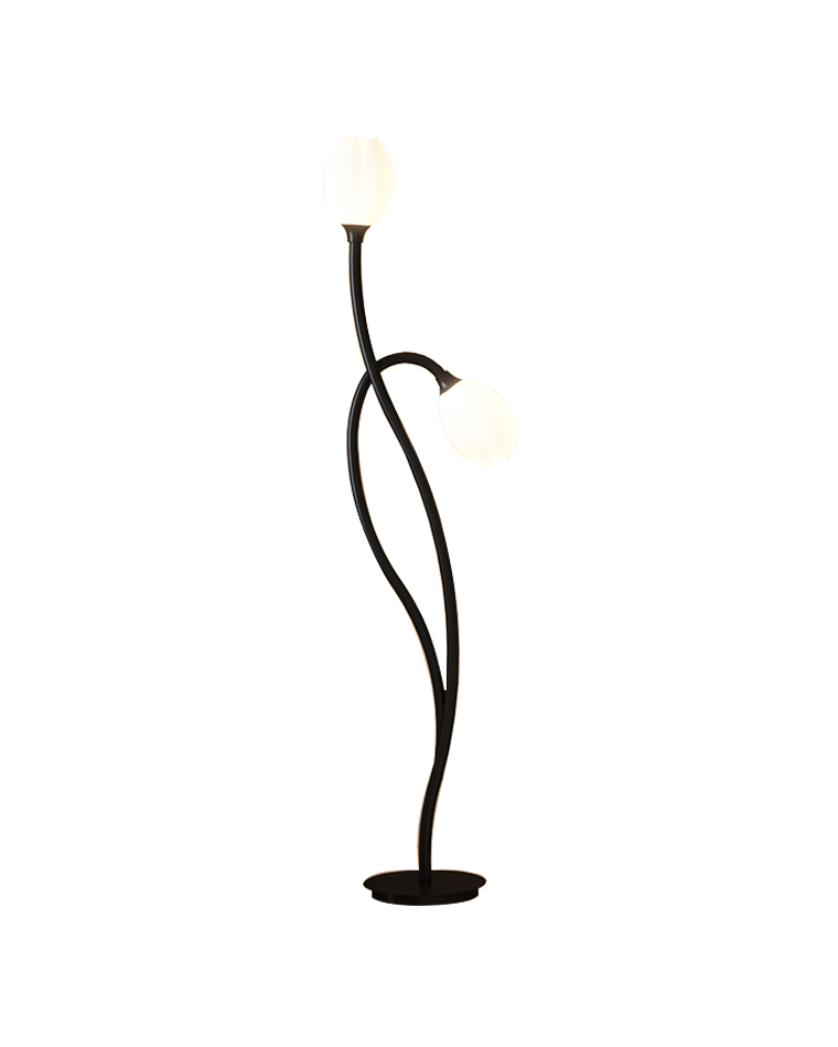 WOMO 2-bulb Flower Floor Lamp-WM7070