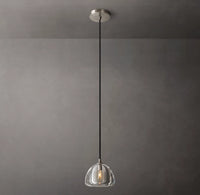 WOMO 7 Inch Crystal Pendant Light - Hemisphere