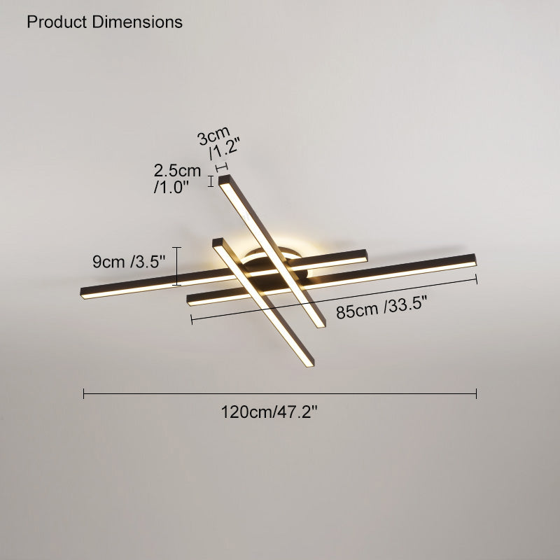 WOMO Integrated Led Flush Mount Ceiling Light-WM1008