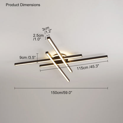 WOMO Integrated Led Flush Mount Ceiling Light-WM1008