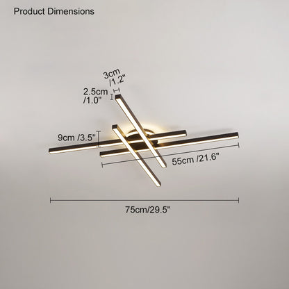 WOMO Integrated Led Flush Mount Ceiling Light-WM1008