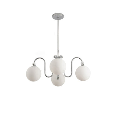 WOMO Frosted Glass Globe Chandelier-WM2305