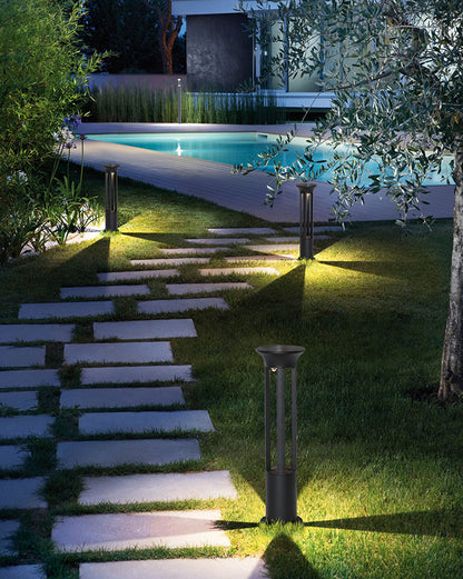 WOMO Solar Lawn Bollard Light-WM9056