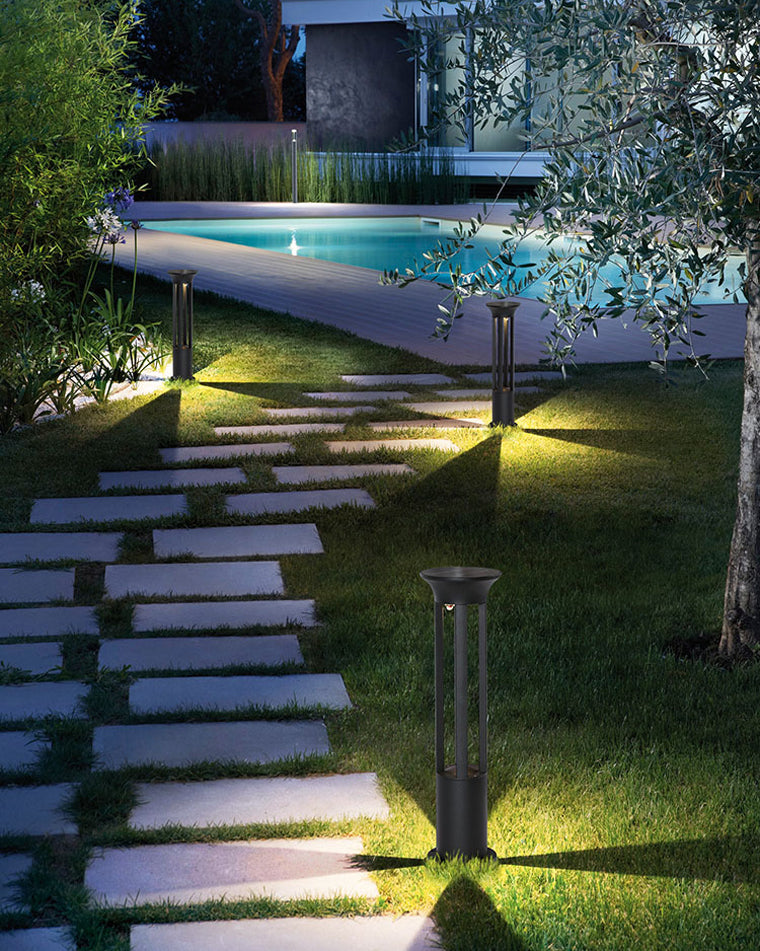 WOMO Solar Lawn Bollard Light-WM9056