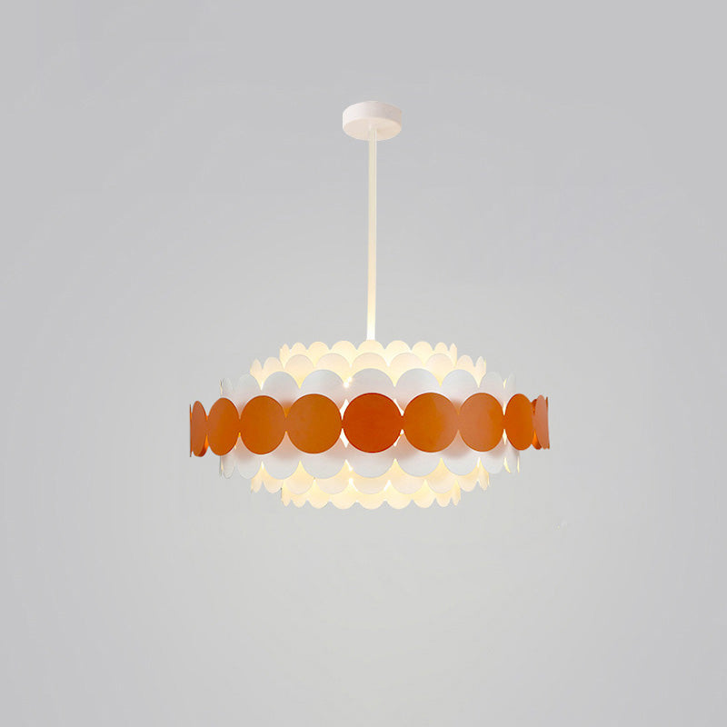 WOMO Scandi Scalloped Round Chandelier-WM2140