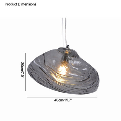 WOMO Cloud Blown Glass Pendant Light-WM2101