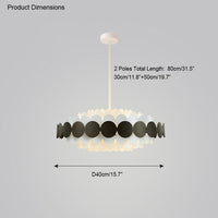 WOMO Scandi Scalloped Round Chandelier-WM2140