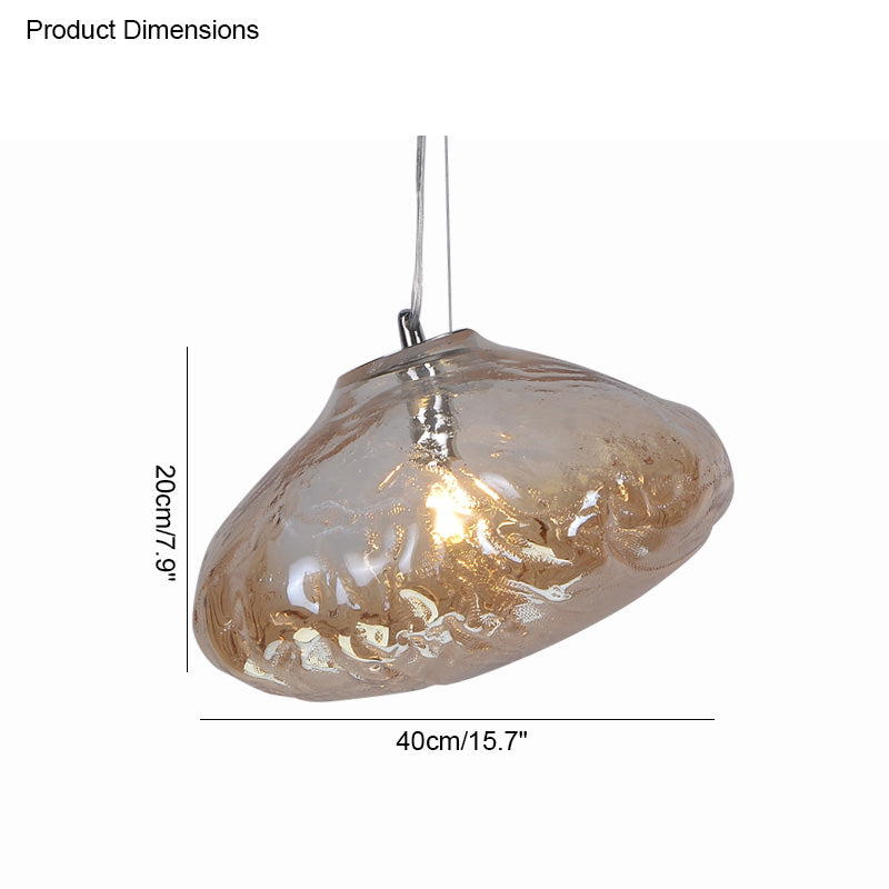 WOMO Cloud Blown Glass Pendant Light-WM2101