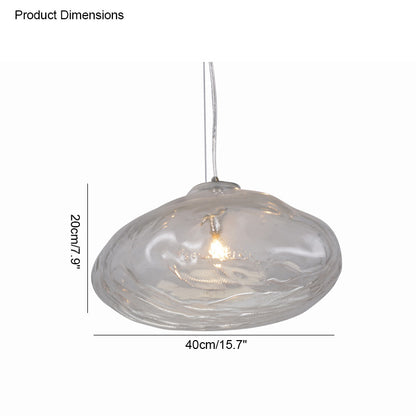 WOMO Cloud Blown Glass Pendant Light-WM2101