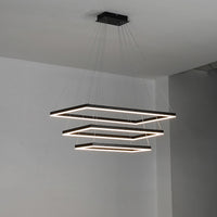 WOMO Tiered Rectangular LED Chandelier-WM2120